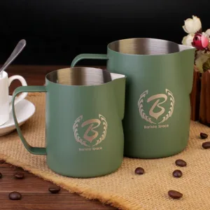 BaristaSpace Pitcher TEFLON GREEN 350ML