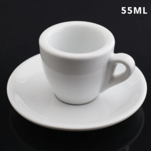 White Matt Espresso Cup Thick wall 55 ML