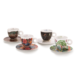 Set of 4 CUPPUCCINO CUPS - ILLY ART COLLECTION BIENNALE ARTE 2024